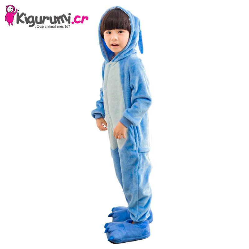 su Encantada de conocerte reparar Pijama de Stitch para Niños - Disfraz Kigurumi de Disney para Niños Tamaño  110 (95 cm a 1,15 m)