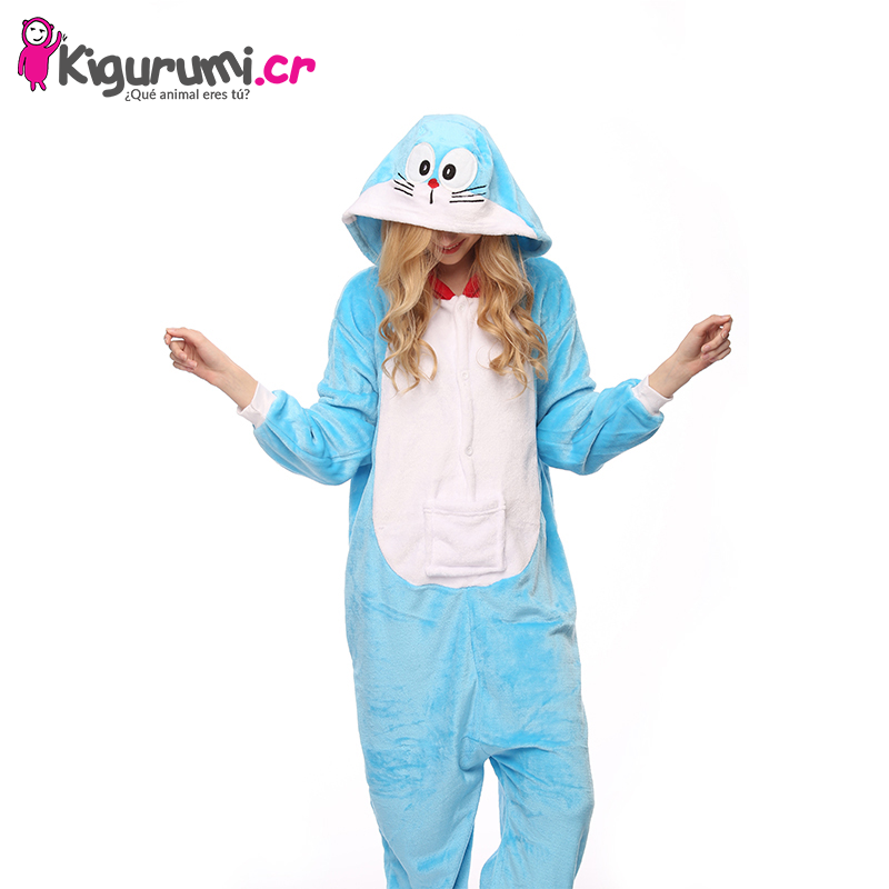 Pijamas enteras de Animales - Kigurumi de Doraemon Tamaño S (1,45 1,55 m)