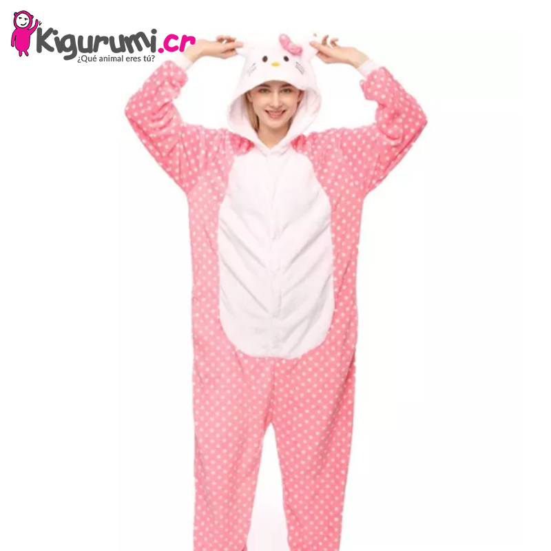 Kigurumi de Hello Kitty para Adultos - Venta de pijamas de animales S (1,45 a m)