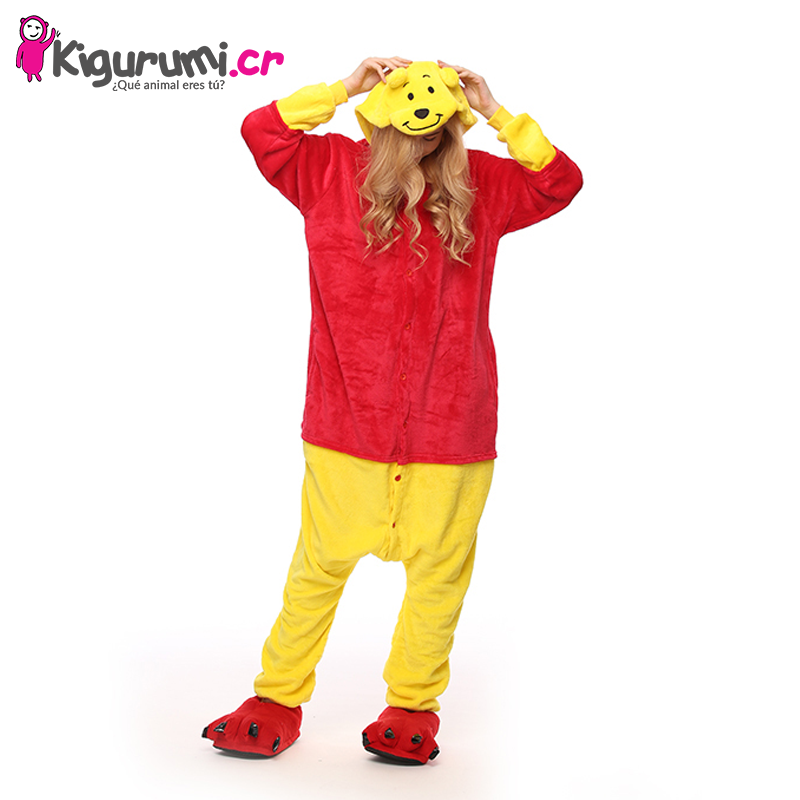 Pijama de ositos mujer - Kigurumi de Pooh Tamaño S (1,45 a m)