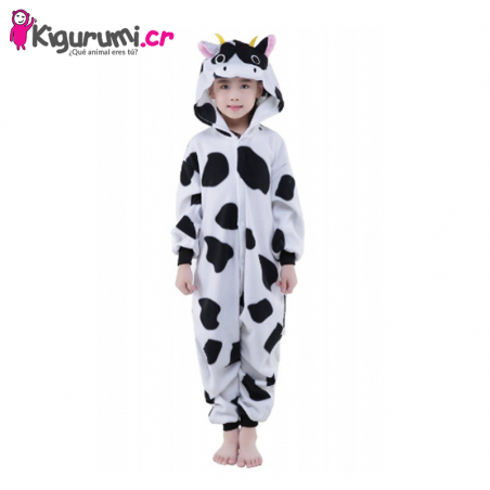 Disfraz Vaca - pijamas para niños Tamaño 110 (95 cm 1,15 m)