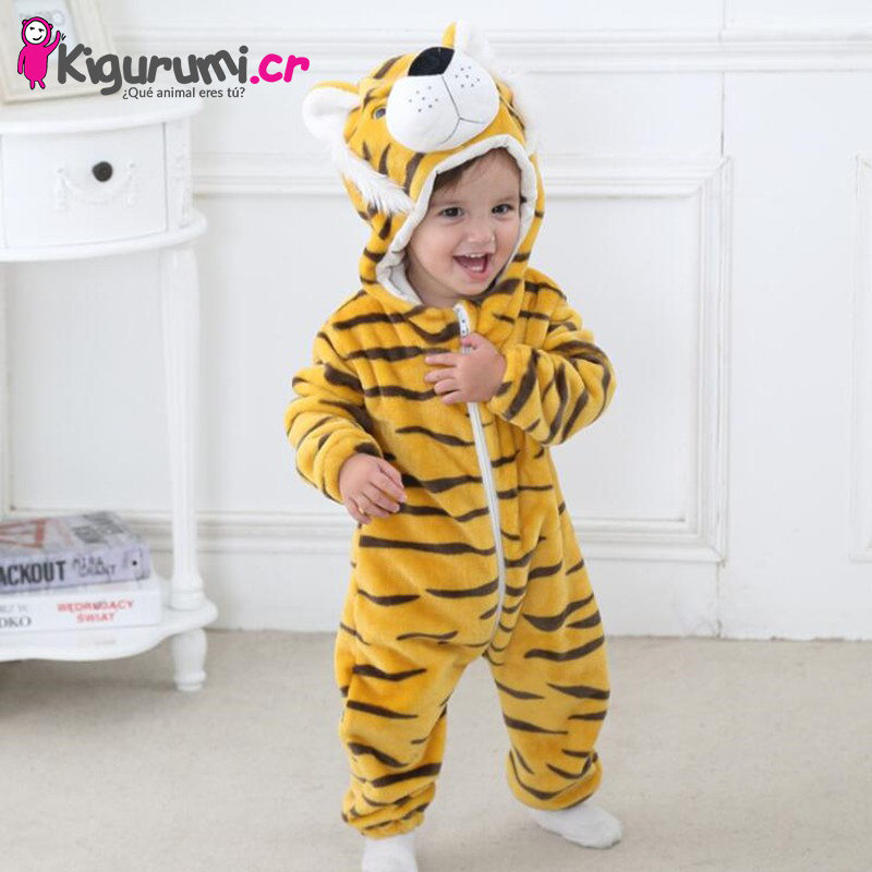 Pijama Tigre para Bebé - de Tamaño 80 (81 a 90 cm)