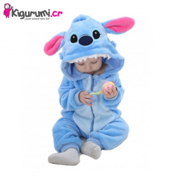 Pijama Stitch para Bebé - Mameluco Disney Tamaño 70 (70 a 80