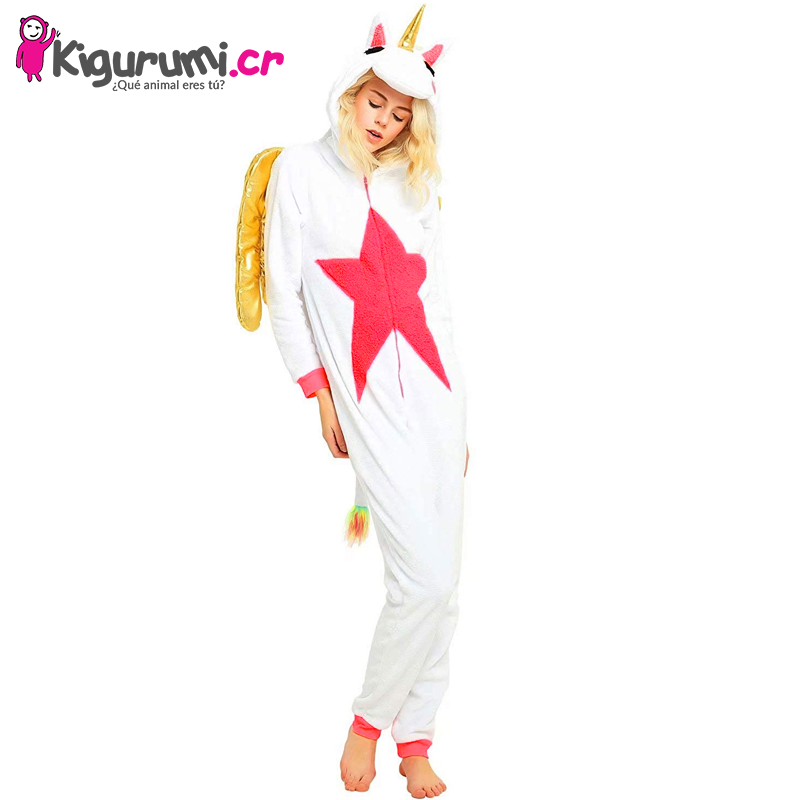 hoja Perth gene Precioso disfraz de unicornio mujer - Kigurumi de Pegaso Tamaño S (1,45 a  1,55 m)