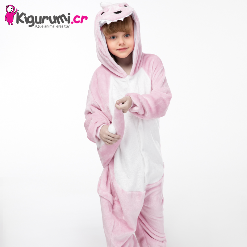 Kigurumi Dinosaurio para Niñas y Niños - disfraz animal pijama (95 a 1,15 m)