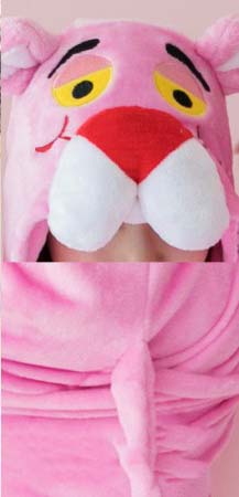 Pijama la Pantera Rosa - Disfraz Niños Tamaño 130 (1,16 a 1,35 m)